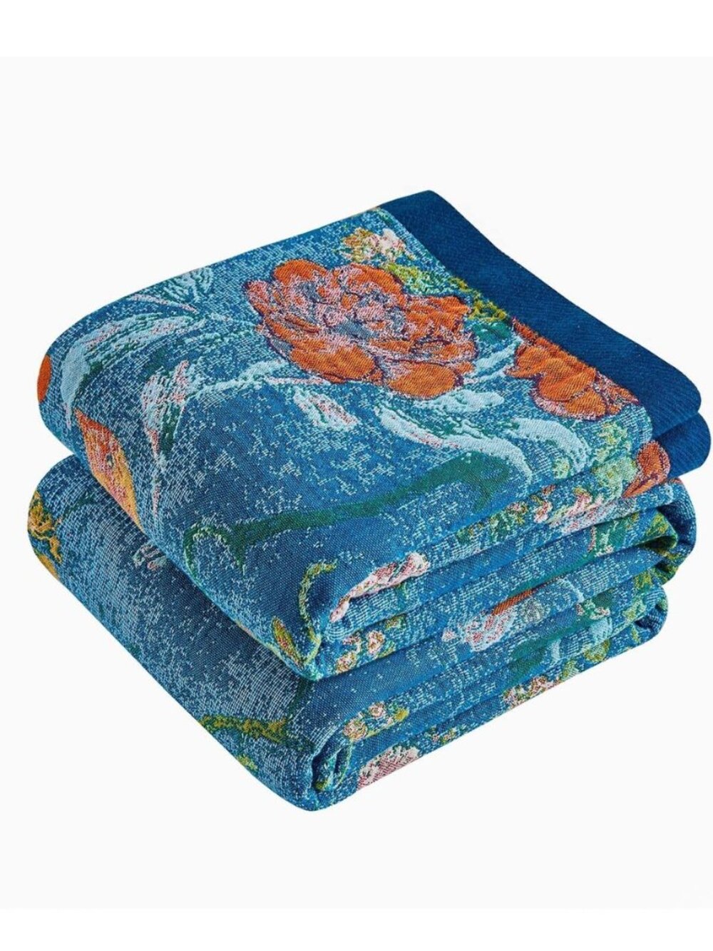 Boho Throw Blanket 100% Cotton Muslin Woven Blanket Bohemian Bed Throws Vintage